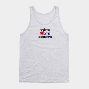 Your Vote Counts Tank Top